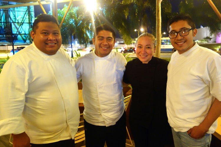 Chefs Obed, Jose, Alicia and Wilson.